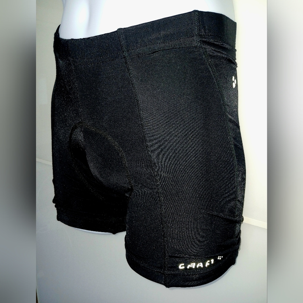 Craft Men's Black Athletic Padded Bike Shorts Small